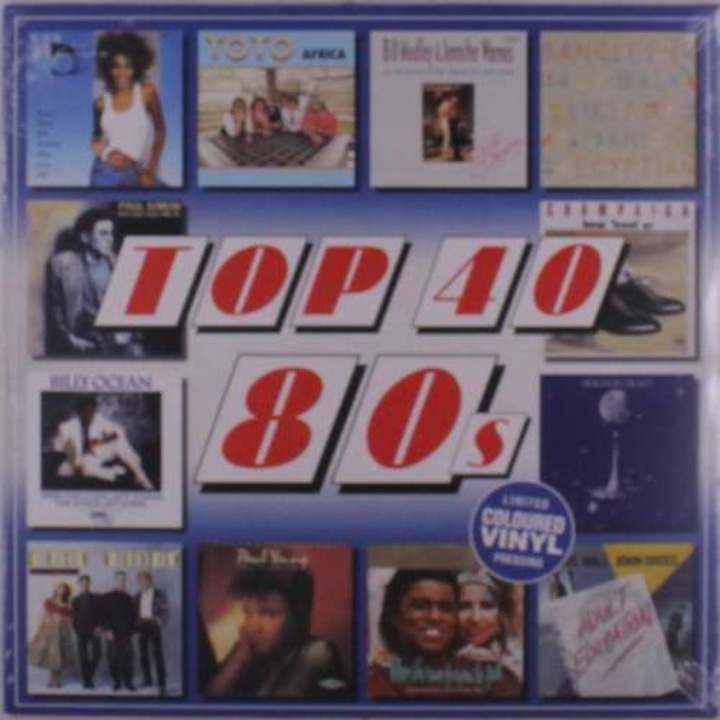 V/A - Top 40 - 80s (coloured) (LP)