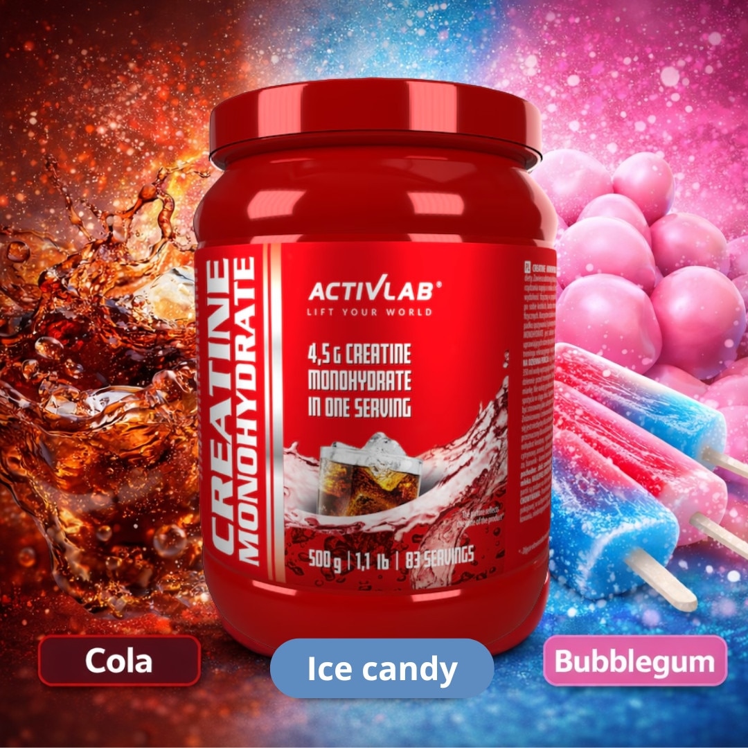 Activlab Creatine Monohydrate – 4,5 g monohidrat de creatina per portie ...