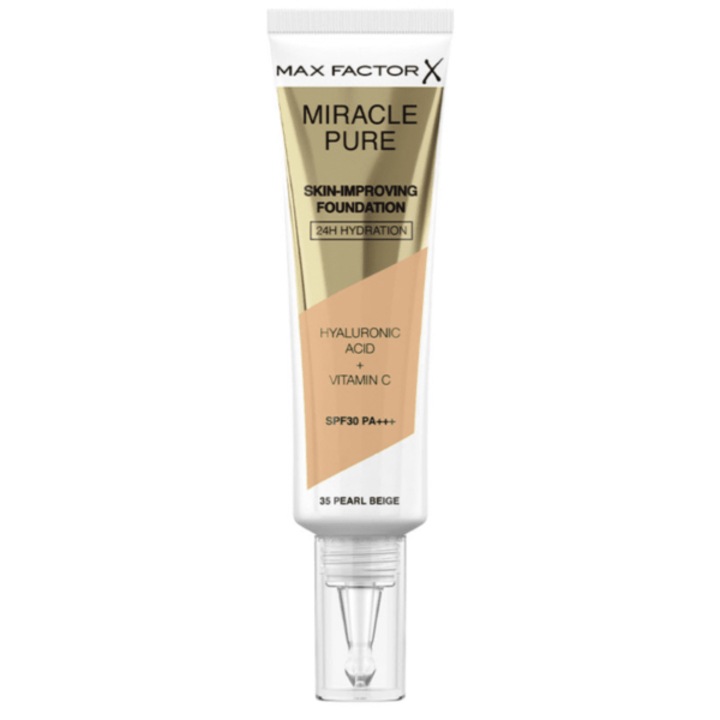 Основа Max Factor Miracle Pure, SPF 30, 35 PEARL BEIGE, 30 ml
