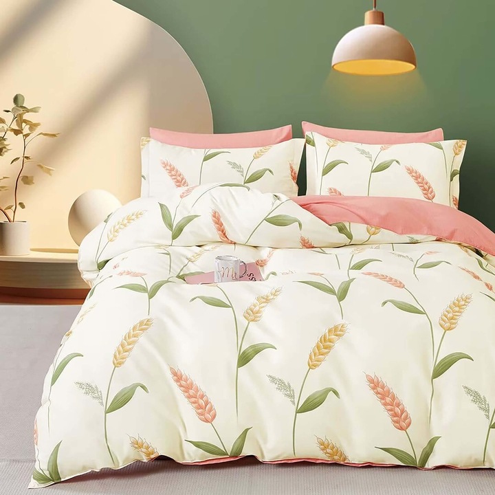 Ágynemű 1 személyre, pamut 100% percál, 160x240 cm, 3 db, Ralex Pucioasa, PRC118