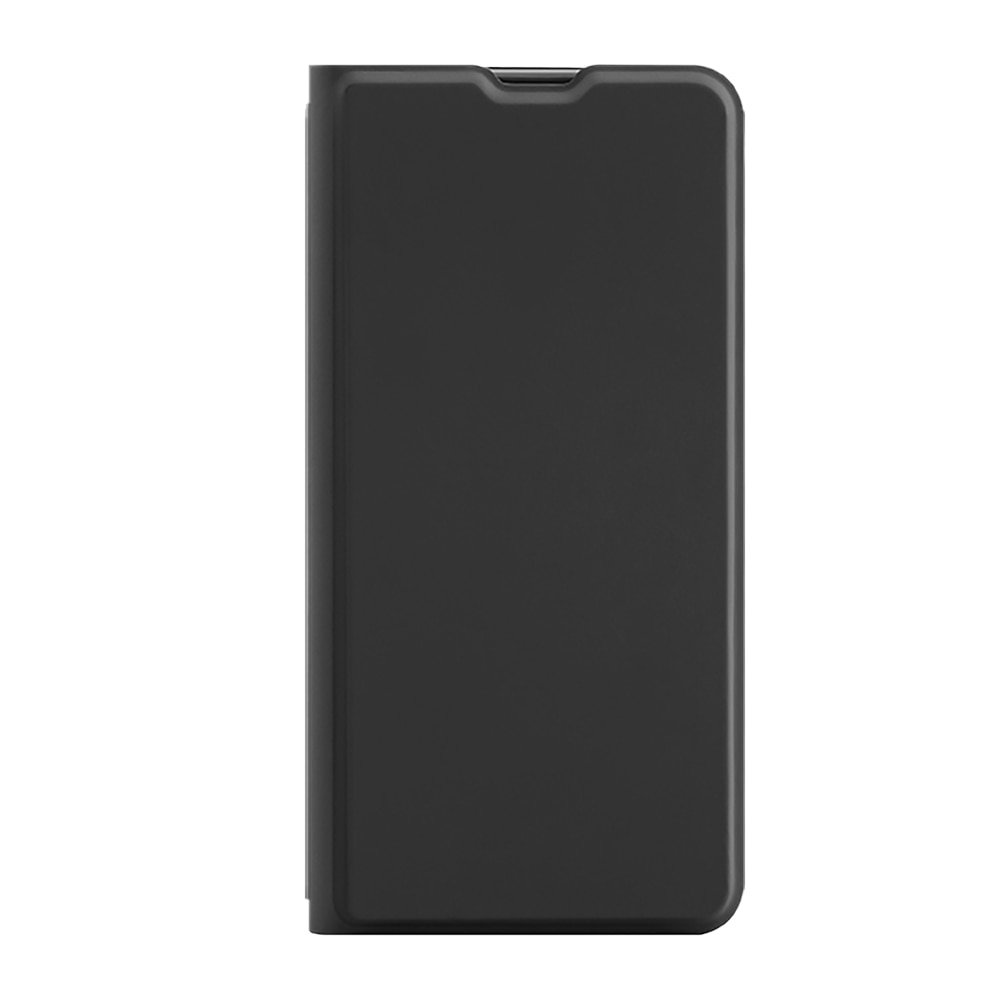 Husa tip carte compatibila cu Oppo Reno 8T 4G G-Tech Flip Soft Book, inchidere magnetica, buzunar card, premium stand, Negru