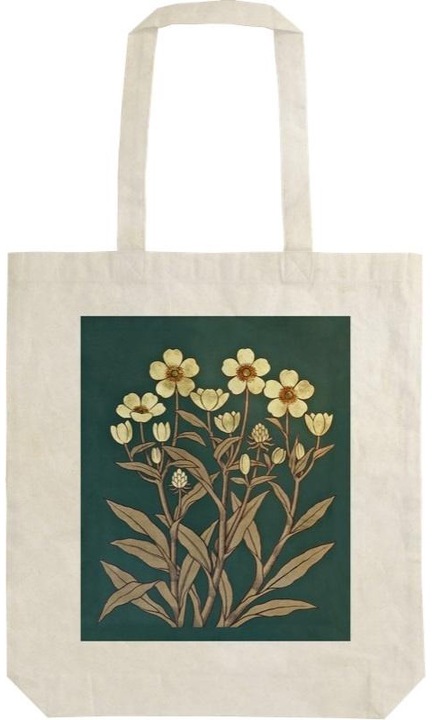 Дамска чанта, Skona Ting, Памук, Многоцветна