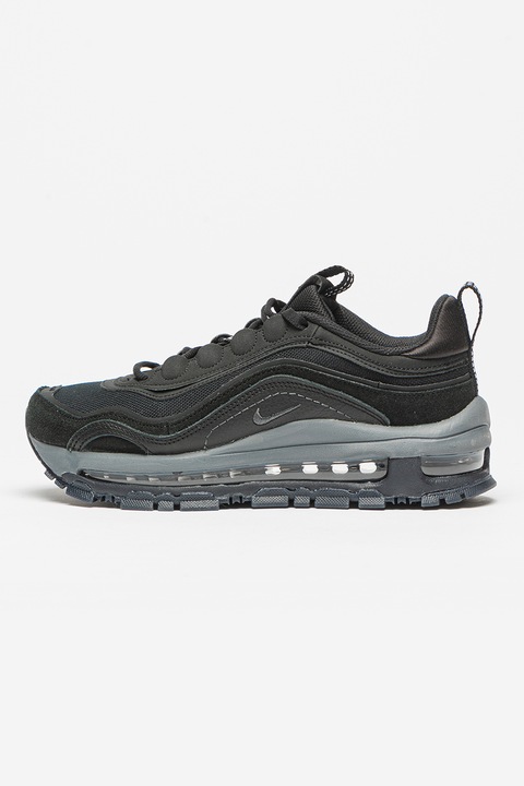 Nike, Pantofi sport Air Max 97 Futura, Negru, 5