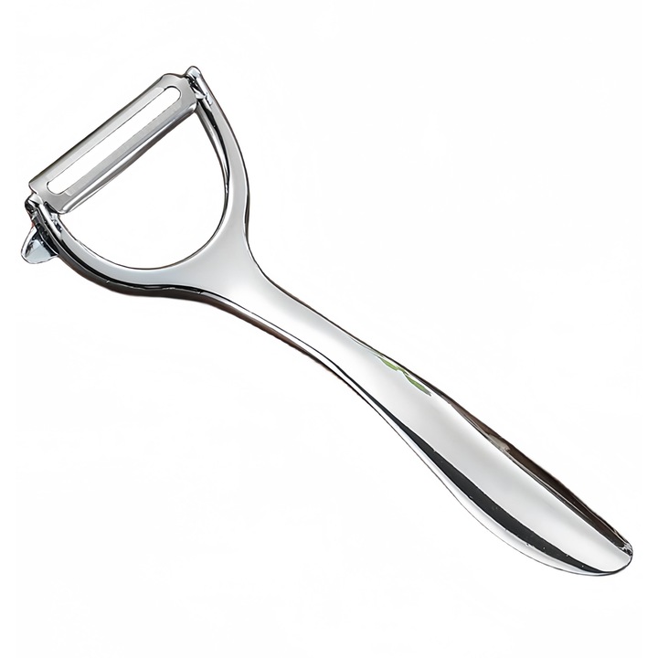 Curatator legume si fructe, Aliaj de zinc/Otel inoxidabil, Argintiu