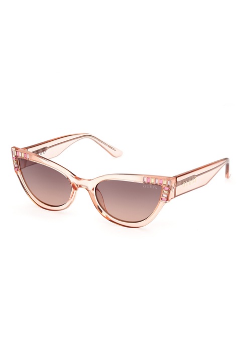 GUESS, Cat-eye napszemüveg, Világos rózsaszín, 54-19-135