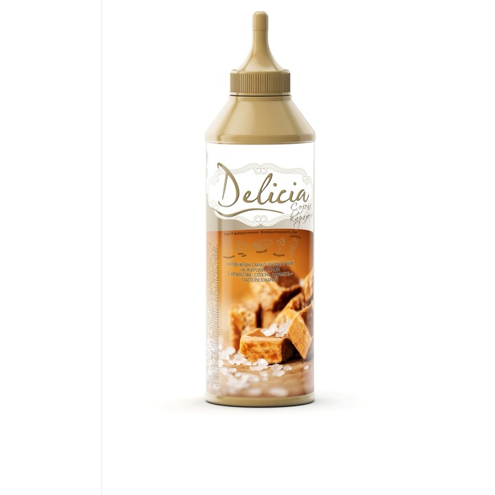 DELICIA Topping Caramel Sarat, 600 ml