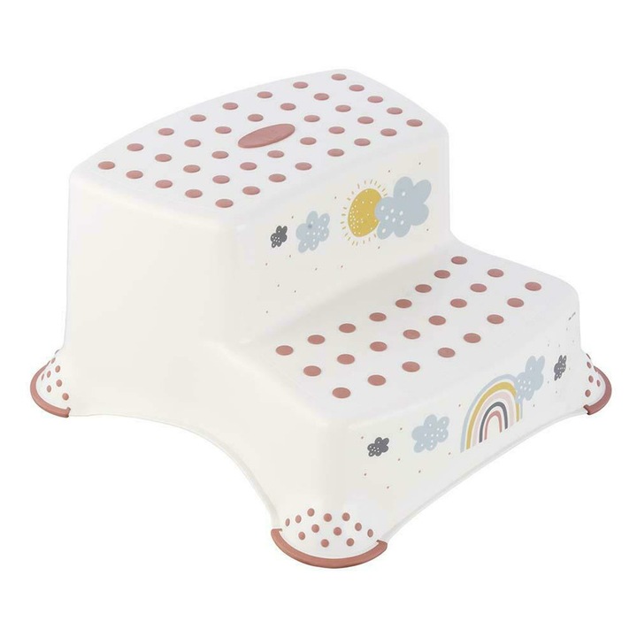 Повдигаща седалка, Keeeper, Igor, В две стъпки, Неплъзгаща се повърхност, 40 x 37 x 21 cm, Rainbow