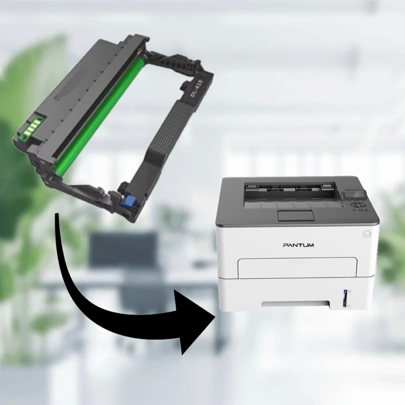 Tamburo Pantum DL-410 Per Stampanti - Compatibile Con Modelli P3010DW, M6800FDW, Ecc. - Foto 2