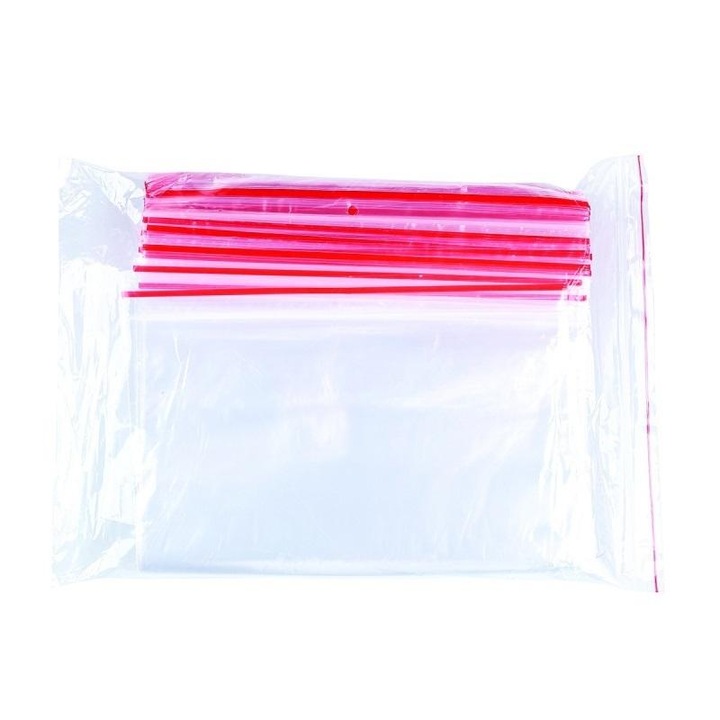 Set 100 pungi, Office, LDPE, 80 x 180 mm, Transparent