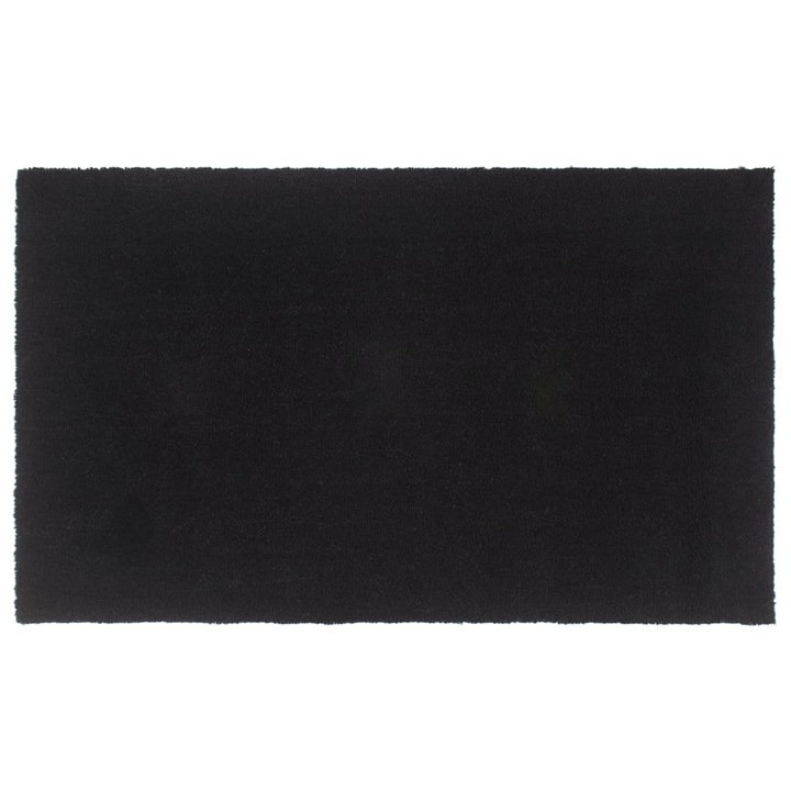 VidaXL lábtörlő, fekete, 90x150 cm, kókuszrost, 9.31 Kg