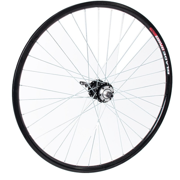 Roata bicicleta, 26x1.75, spate, Al dub, (MTB, disc, AL, rulment, casetat, prindere rapida, 36H, 14G), ARV-5R08194.10