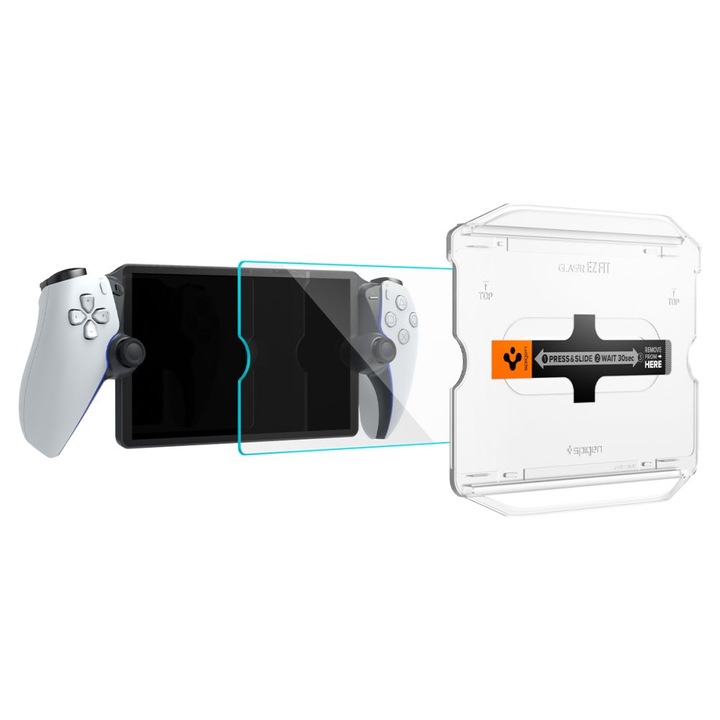 Стъклен протектор Spigen GLAStR EZ Fit, За Sony PlayStation Portal Clear