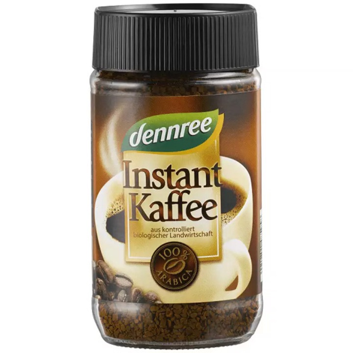 Cafea instant, Arabica Dennree 100% arabica, 100 g