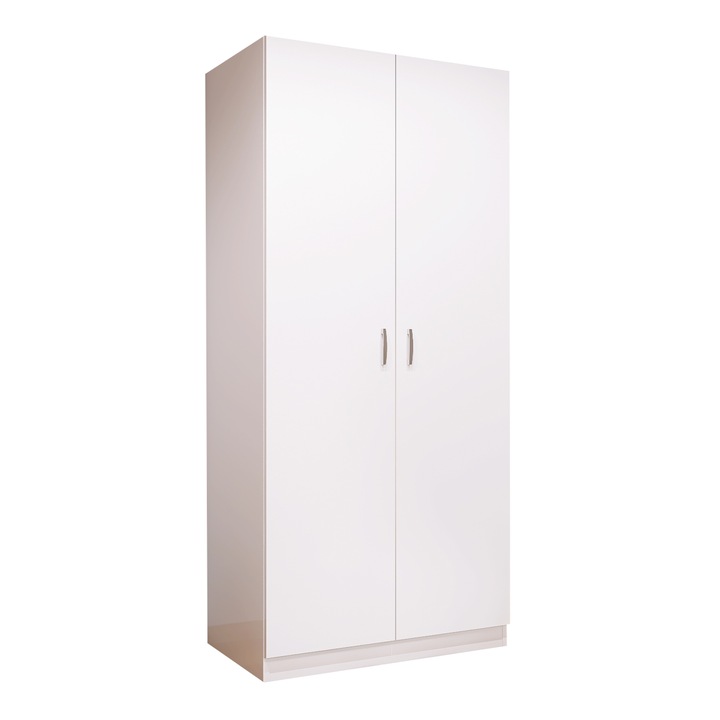 Dulap Depozitare 200x80x50cm, Culoare Alb, Pal 18mm