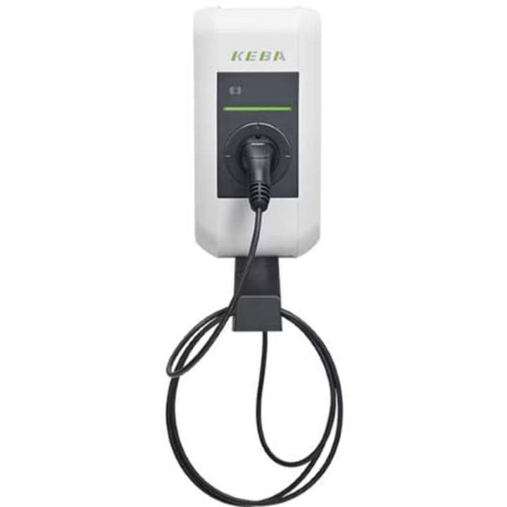 Зарядна станция за електрически автомобили KEBA Wallbox P30 Premium, монофазна, 7,4 kW, 32A, Тип 2, кабел 6m