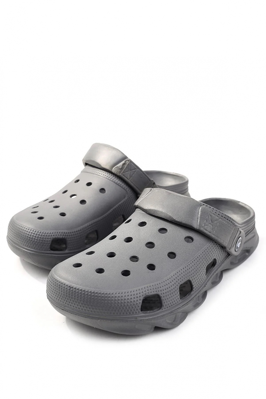 Saboti de gradina pentru barbati, Tecos, material EVA, cu gauri pentru circulatia aerului, foarte usori, Negru