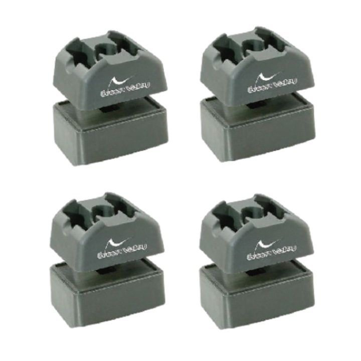 4 db GREEN VALLEY keresztrúd rögzítő láb készlet, Green Valley Original Pro rudakhoz, kompatibilis Renault Kangoo I, Nissan Kubistar