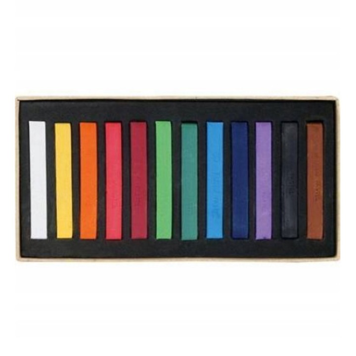 Set 12 Creioane pastel, Marie's, Multicolor