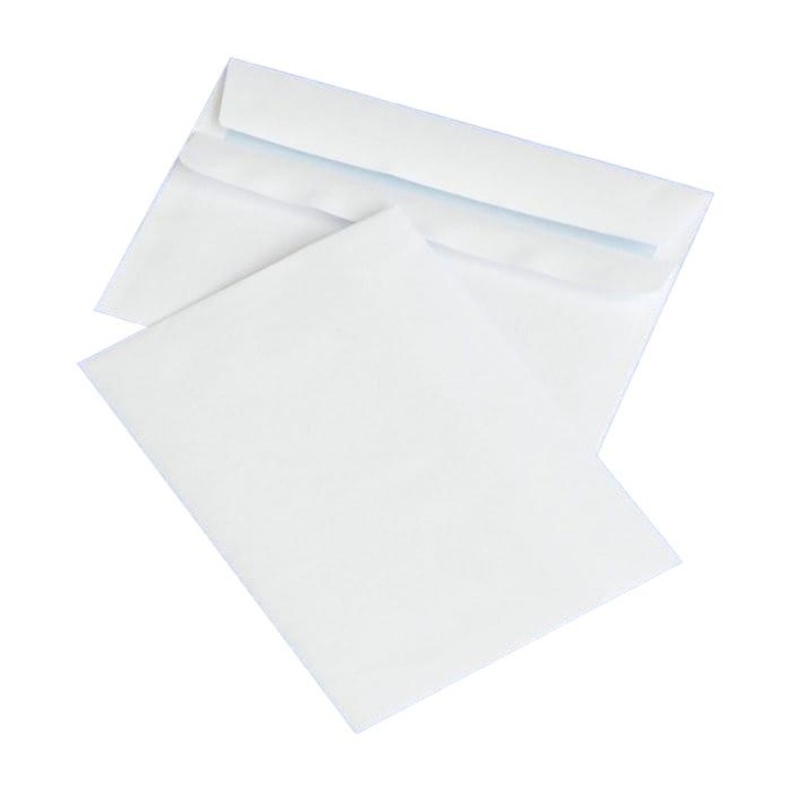 50 db-os boríték készlet, Nc Koperty, papír, fehér, C6