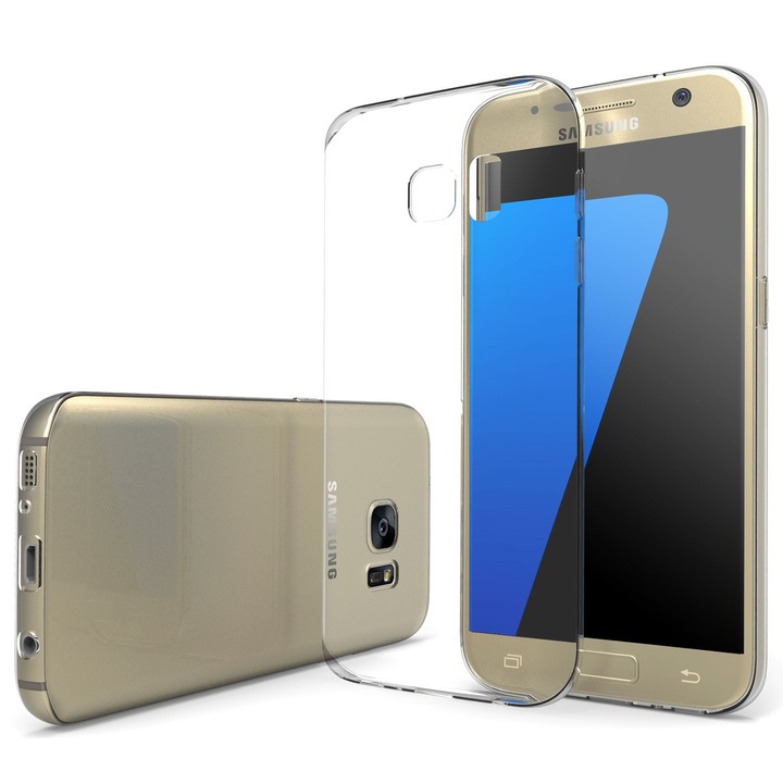 Калъф Силиконов калъф, съвместим със Samsung S7, Защитен, Противоударен, Viceversa