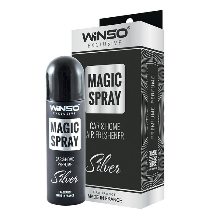 Légfrissítő Exkluzív Magic Spray 30 ml Ezüst Winso