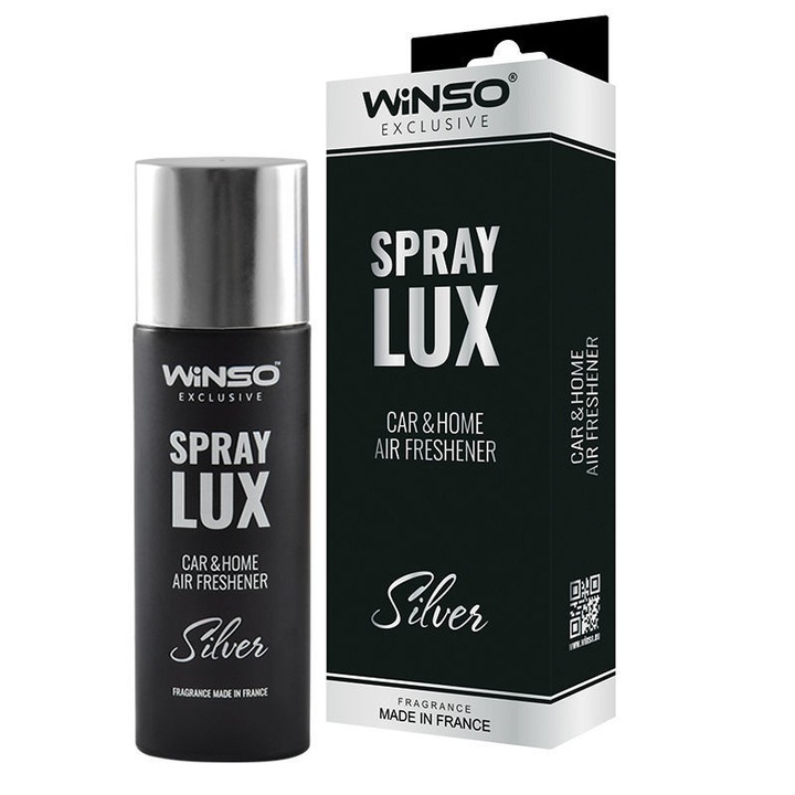 Légfrissítő Winso Exclusive Lux Spray 55 ml Ezüst