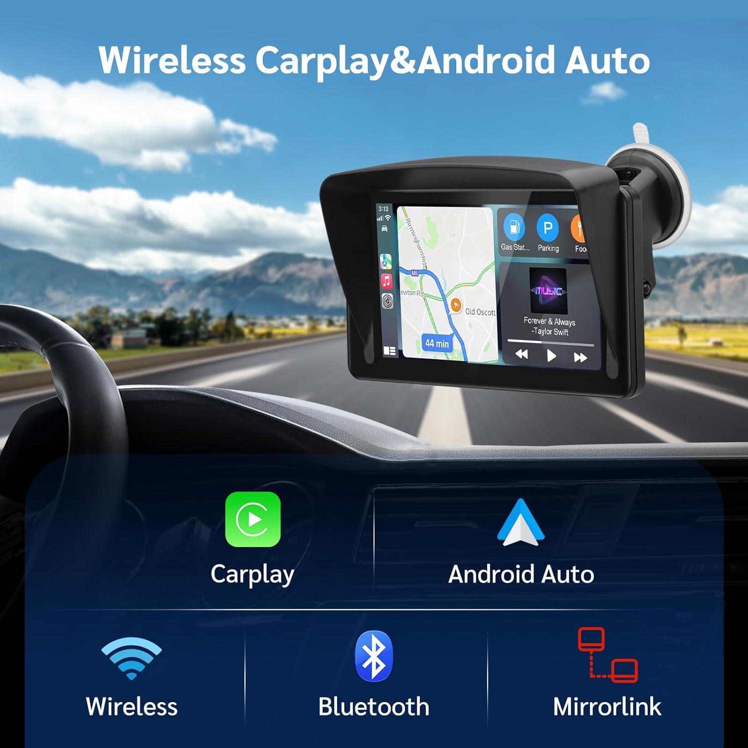 Multimedia Android Auto Sistem Multimedia Auto cu Apple CarPlay/Android Auto, Functie Modulator ...