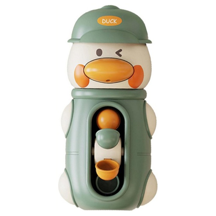 Zöld gyerek fürdőjáték, kacsa modell, 16,4x90 cm