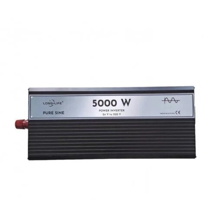 Инвертор 5000 W, чист синус, 24 V - 220 V, системи за автомобили и слънчеви панели, чист вълнов инвертор, стрелба, каравана, дом на колела, тестван с осцилоскоп, лодка, къща