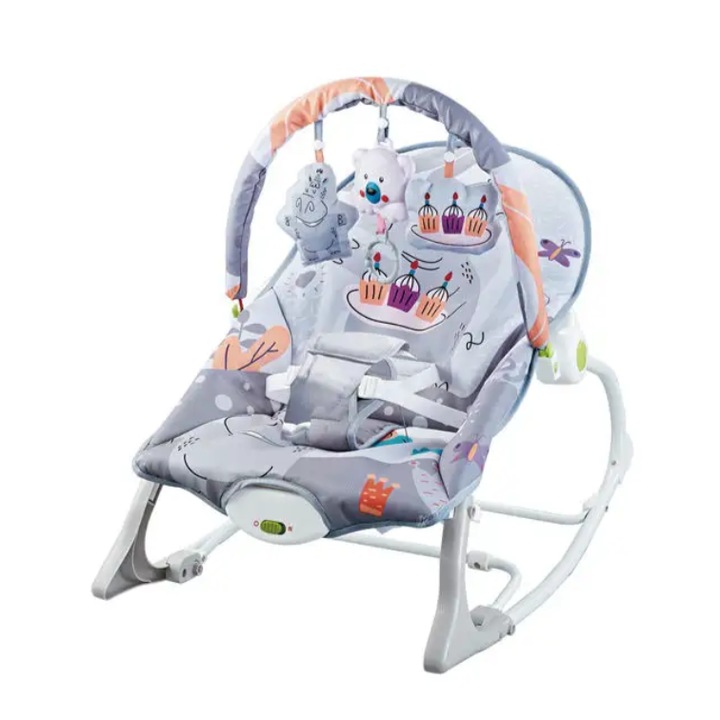 Люлка и стол за бебета и деца 10 в 1, възраст 0 месеца +, с успокояващи вибрации, максимално допустимо тегло 25 кг