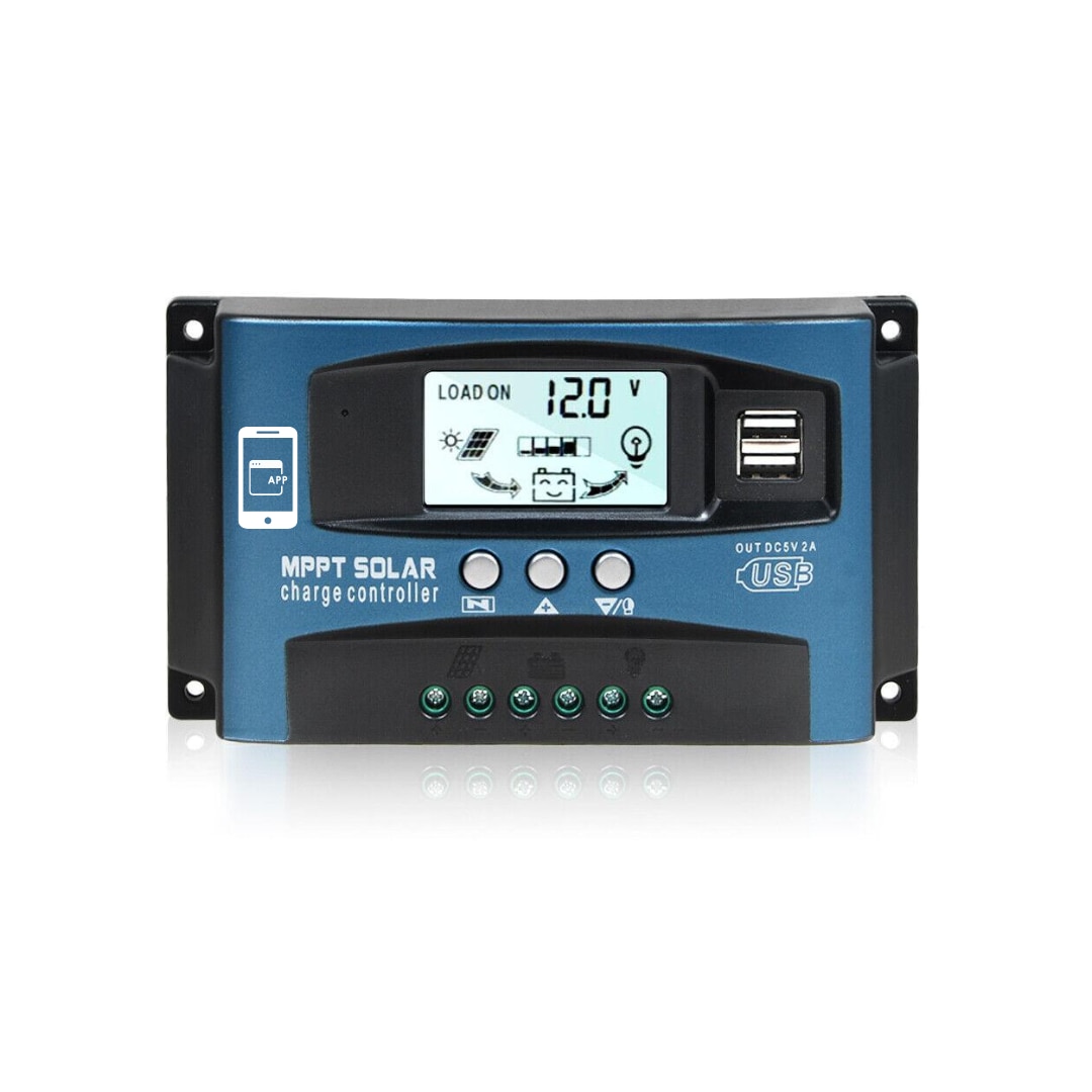 MPPT Solarladeregler 40–100A – Dual USB, LCD, 1 Produktbild-Vorschau 4