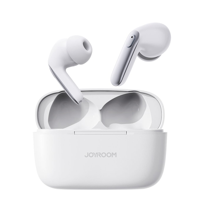JoyRoom JR-BC1 Bluetooth fülhallgató, Bluetooth 5.3, Zajszűrés, True Wireless, IPX4, Fehér