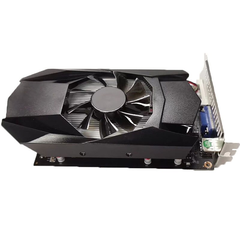 Placa video, 128 bit, Pentru AMD Radeon HD7600, Negru/Argintiu