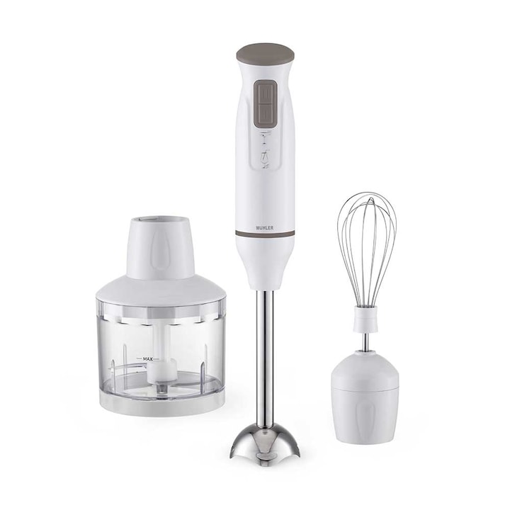 Mixer de mana Severin, 5 viteze, functie Turbo, ideal pentru prajituri, creme, aluaturi, ergonomic, motor puternic, usor de manevrat, 2 carlige si 2 teluri incluse, argintiu