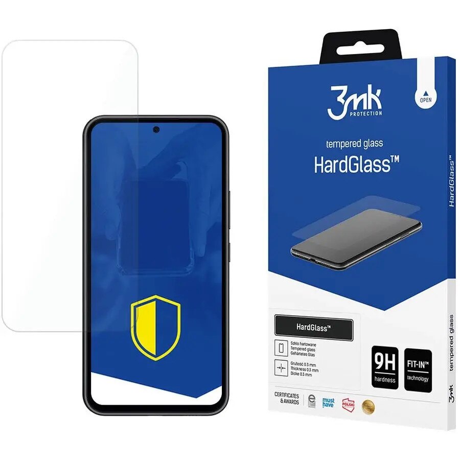 Folie de protectie, 3MK, pentru Samsung Galaxy A54 5G, 9H, 0.3mm, margini 2.5D, sticla