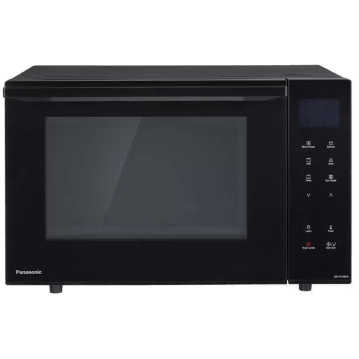 Микровълнова фурна Panasonic NN-DF38PBEPG, 23 л, 1350 W, Цифрова, Грил, Сензорен панел, Черен