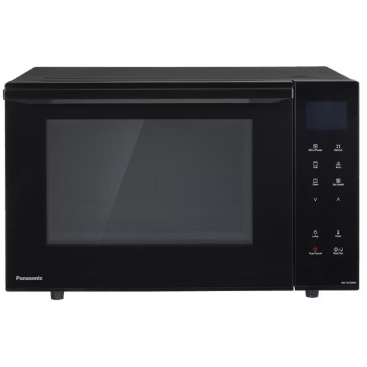 Cuptor cu microunde Panasonic NN-DF38PBEPG, 23 l, 1350 W, Digital, Grill, Panou de control tactil, Negru