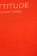 KOTON, Tricou cu imprimeu text, Rosu vermillion