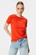 KOTON, Tricou cu imprimeu text, Rosu vermillion