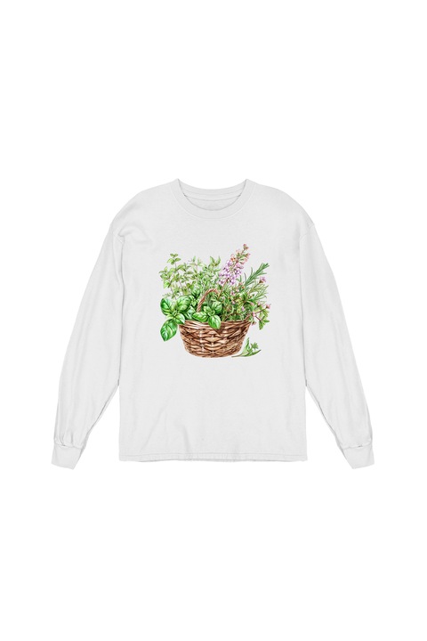 Bluza Femei Prestige-Boutique, Cosulet cu flori 1, Alb