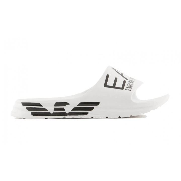 Papuci Emporio Armani Crusher Distance 29423, Alb