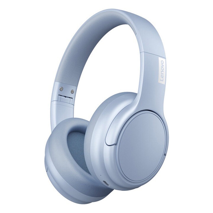 Casti Bluetooth On the Ear Lenovo ThinkPlus TH20, blue