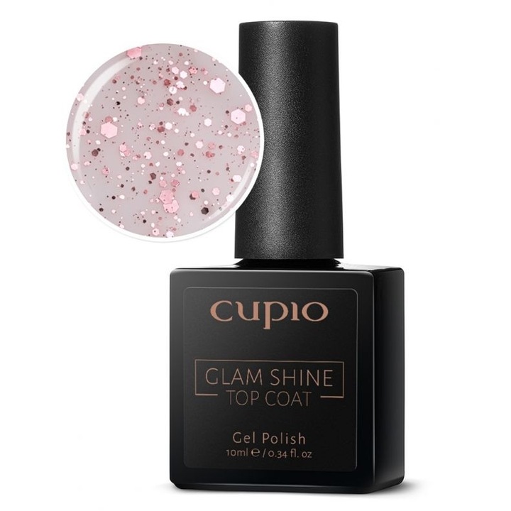 Glam Shine Top Coat - Stunning 10 ml, Cupio