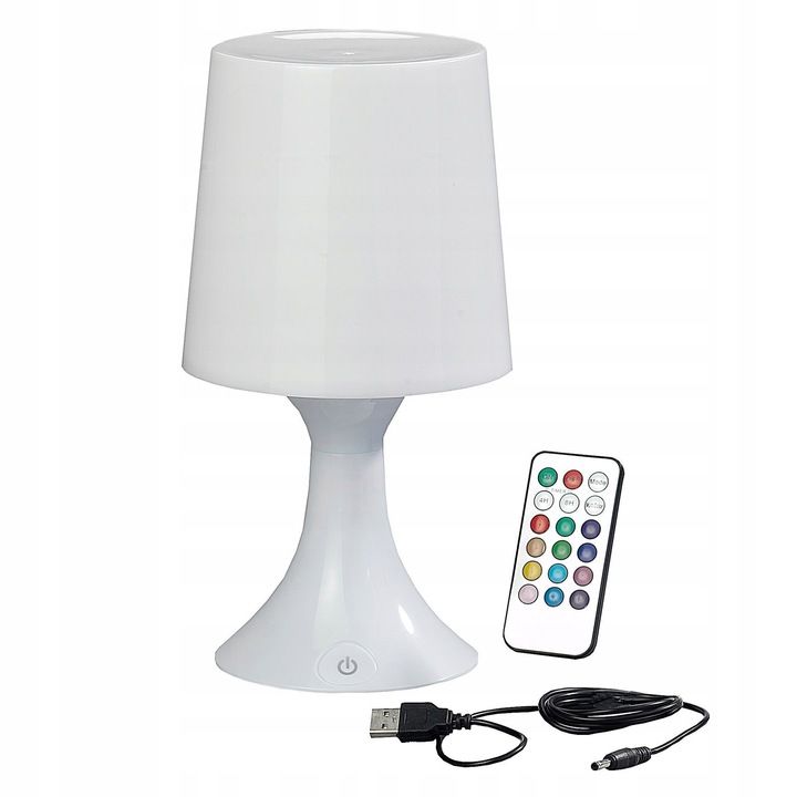 Lampa Decorativa LED RGB 26cm cu Telecomanda, Cablu USB si Temporizator