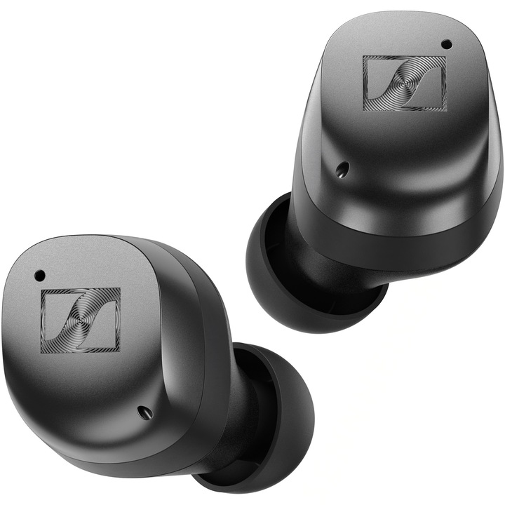 Слушалки In-Ear Sennheiser Momentum True Wireless 4, Bluetooth, Микрофон, Black Graphite