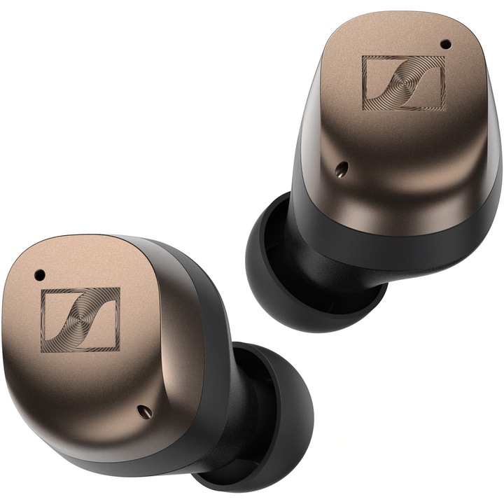 Слушалки In-Ear Sennheiser Momentum True Wireless 4, Bluetooth, Микрофон, Black Copper
