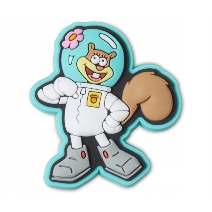 Accesoriu incaltaminte Crocs Jibbitz Charms, Spongebob Sandy, Multicolor