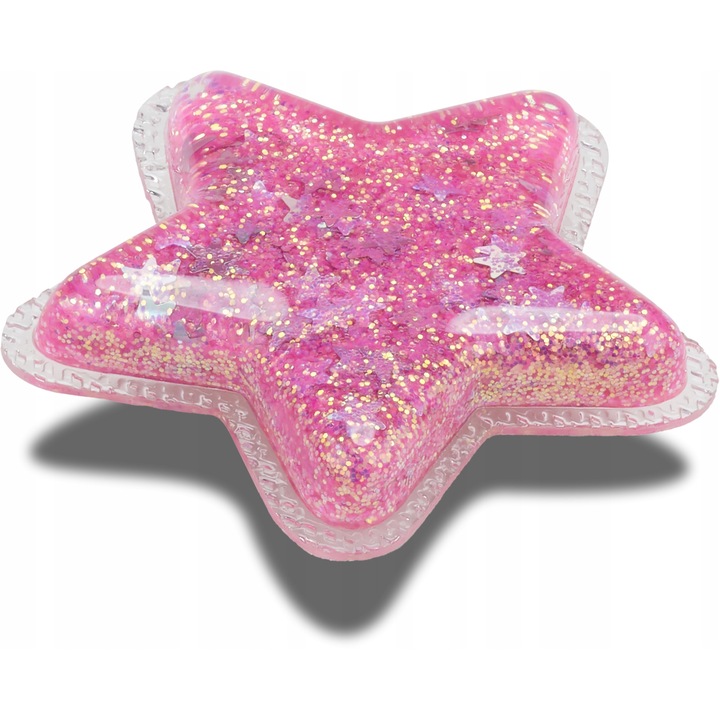 Accesoriu incaltaminte Crocs Jibbitz Charms, Squishy Glitter Star, Multicolor
