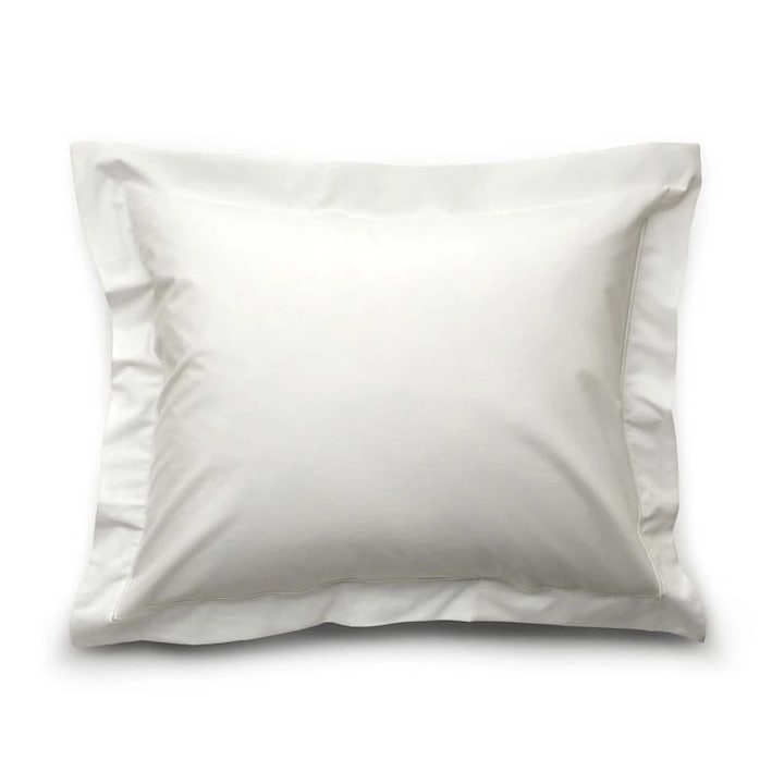 Set 2 fete de perna Kotonia Home Hotel 100% bumbac Percale, Alb, 40x60 cm