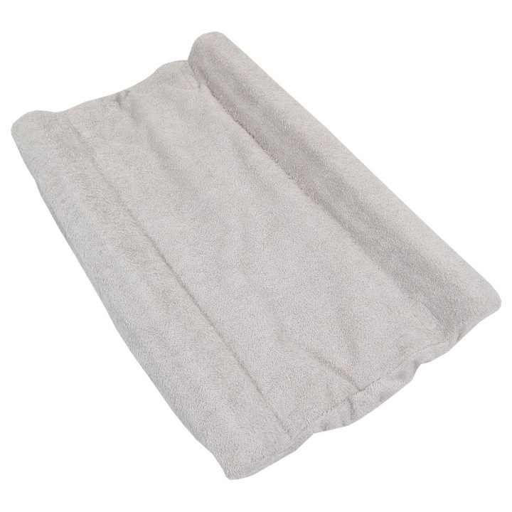 Pelenkázó matrac 70x45mm, Primii Pasi, levehető és mosható pamut törölközőhuzat, SIBHD01-szürke